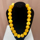 Hart Designs Yellow Large Bead Necklace
