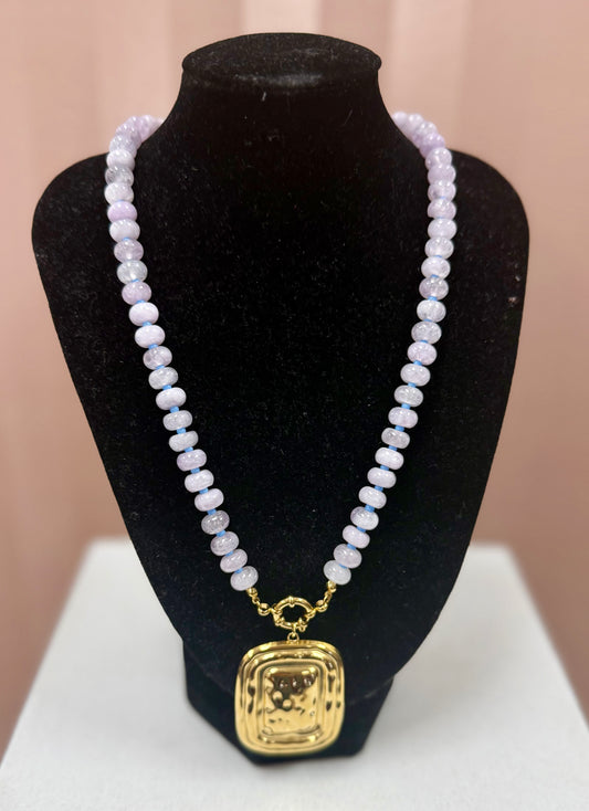 Hart Designs Square Charm Bead Necklace