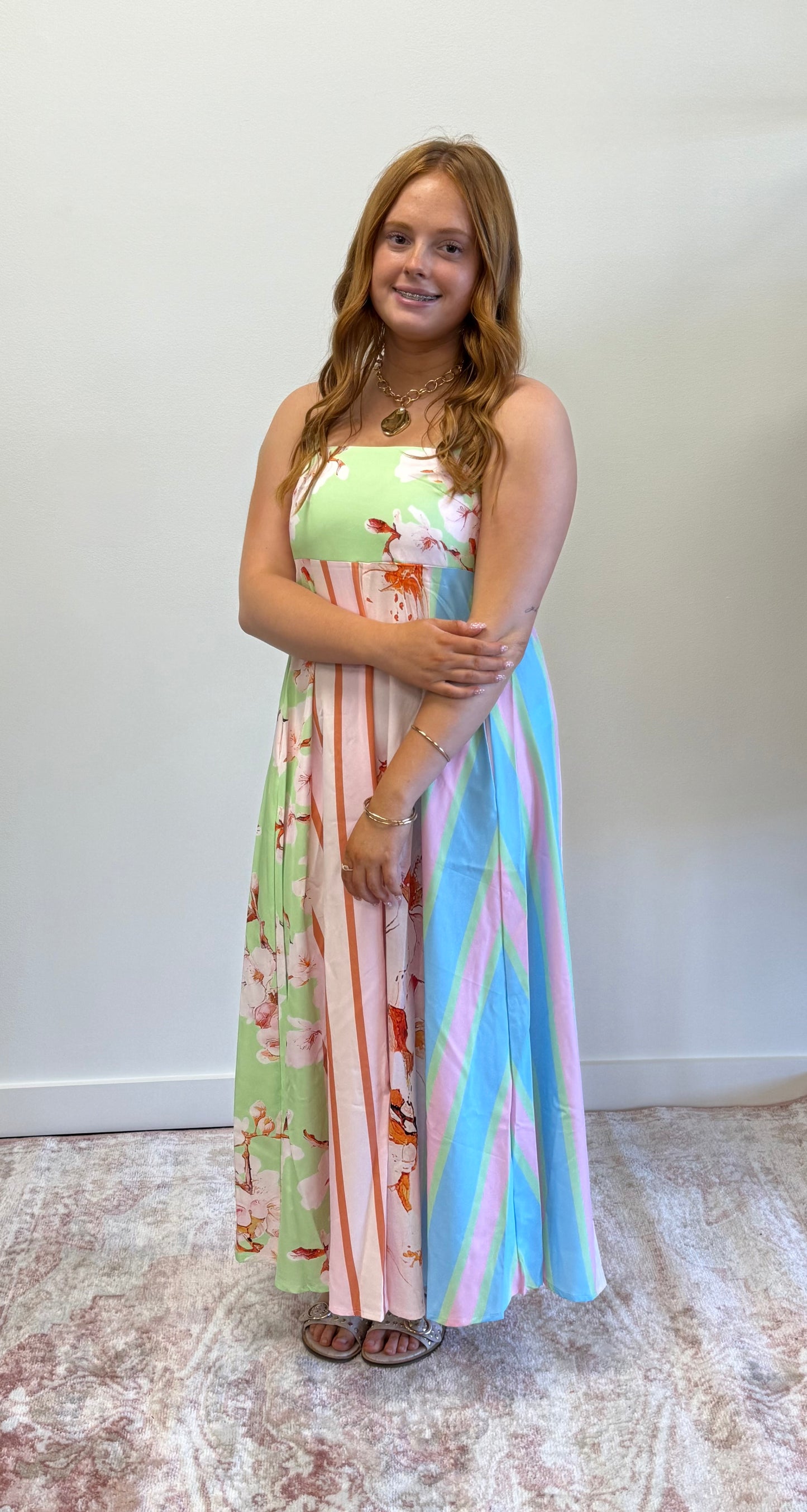 Pastel Patchwork Dress