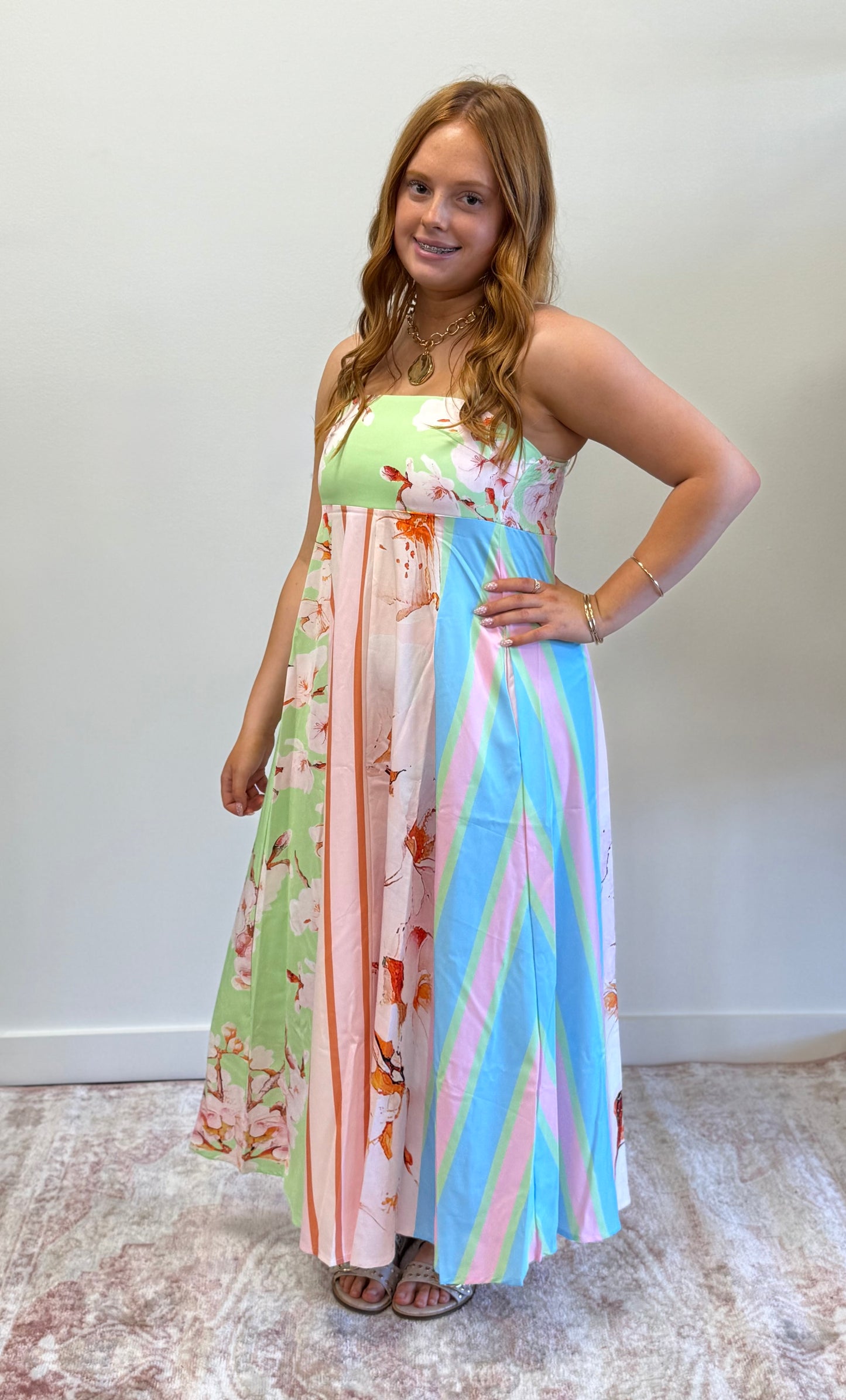 Pastel Patchwork Dress