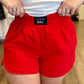 Lulu Mac Red Shorts