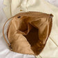 Ash Mocha Crochet Bucket Shoulder Bag