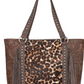 TR153G-8317LP -Trinity Ranch Floral Tooled Conceal Carry Leopard