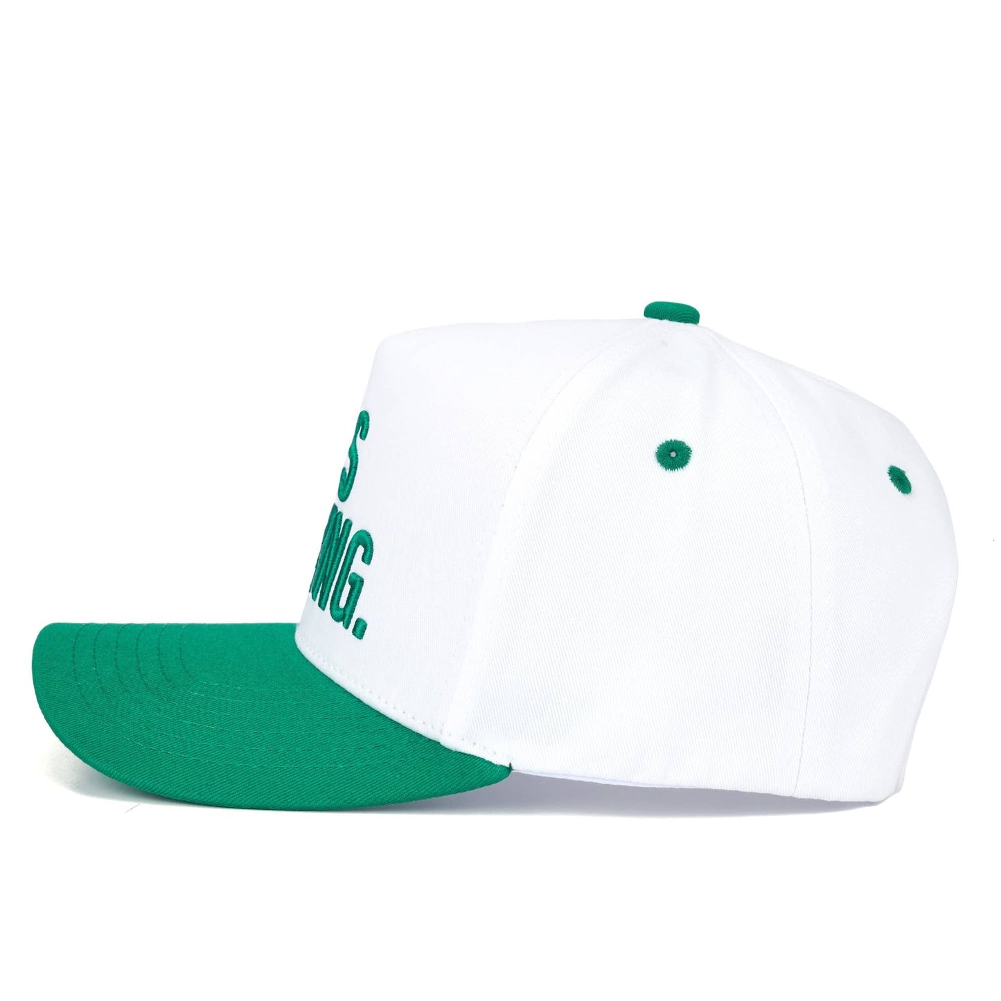 Green He’s Golfing Trucker Hat