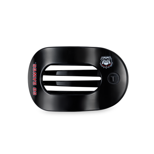 Flat Round Hair Clip | Medium | Go Dawgs!