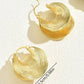 Gold Geometric Hoop Earrings