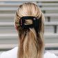Flat Round Hair Clip | Medium | Go Dawgs!
