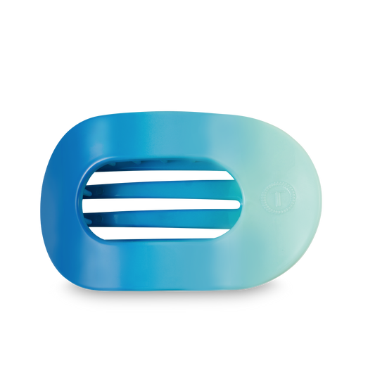 Poolside Large Flat Round Hair Clip