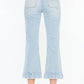 KC Light High Rise Relaxed Cropped Flare Jeans