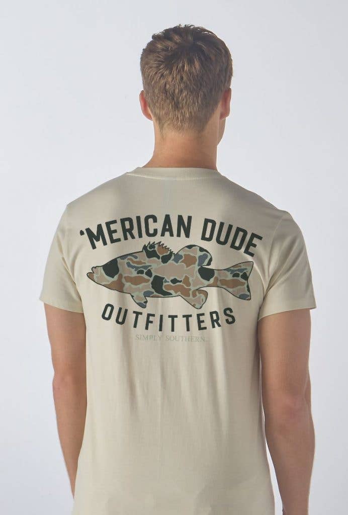 SS Fish Camo Mens Tee