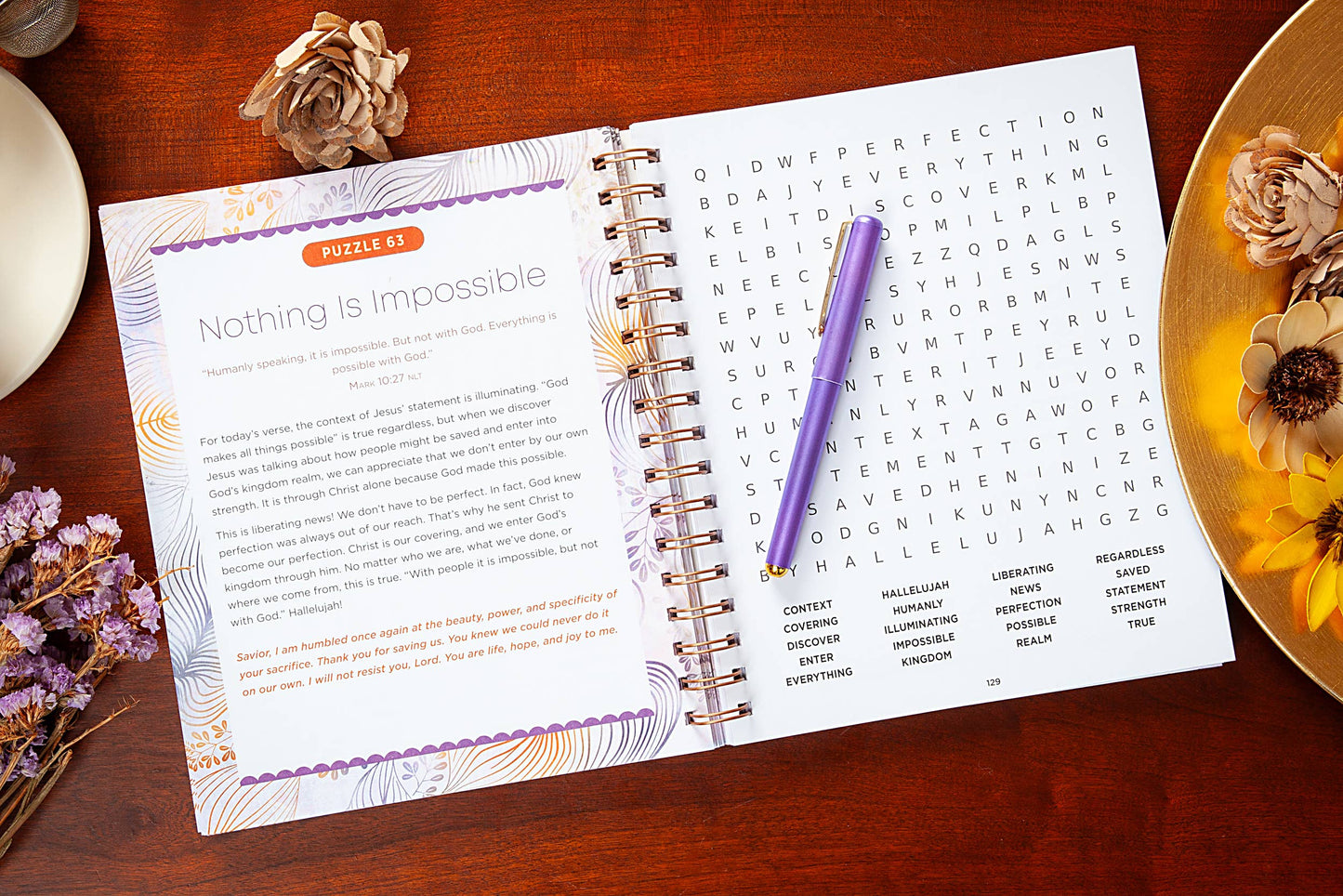 Bible Word Search-100 Meditations on the Words of Jesus