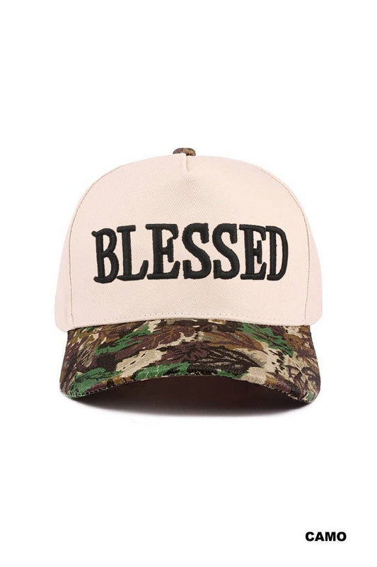 Camo Blessed Cotton Cap