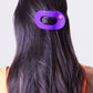 Teleties Medium Clemson Univ. Round Flat Hair Clip