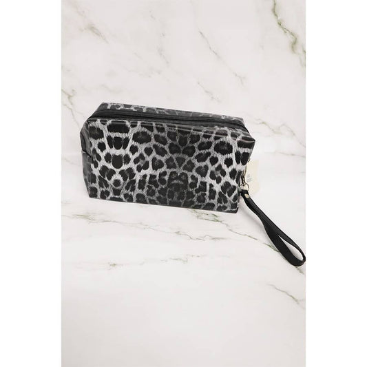Leopard Pattern Cosmetic Bag: