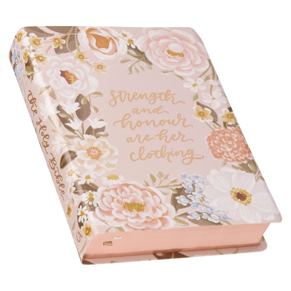KJV Notetaking Bible Faux Leather Strength&Dignity Prov 31:25