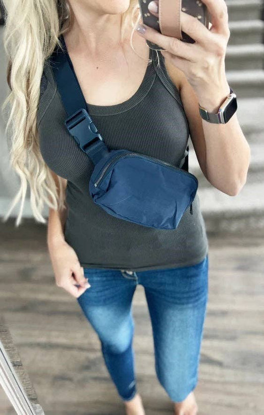 Everywhere Fanny Pack/Sling Bag: Navy