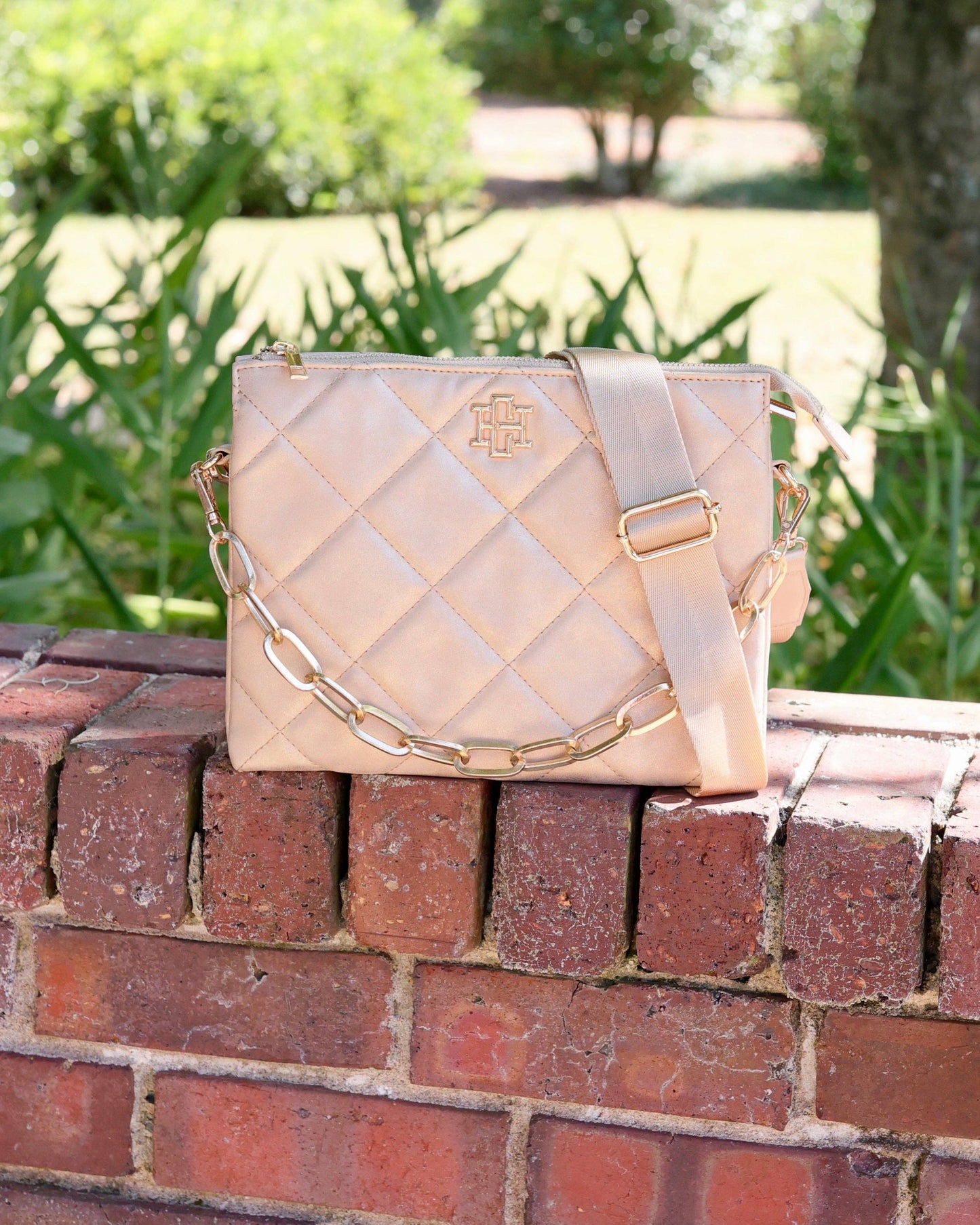 Gold Shimmer Ariana Crossbody