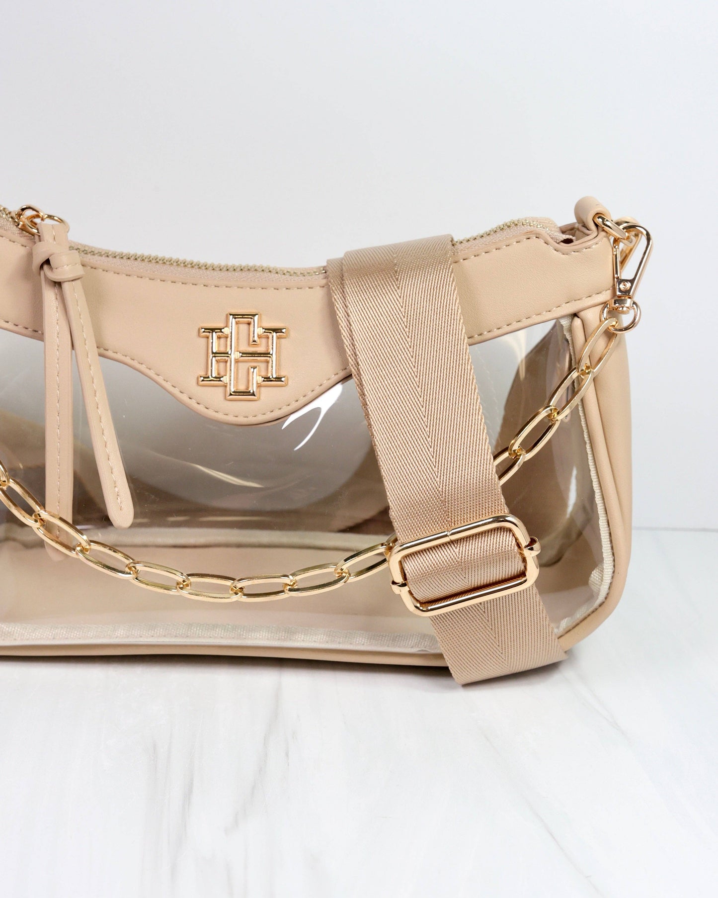 Nude Clear Cassidy Crossbody