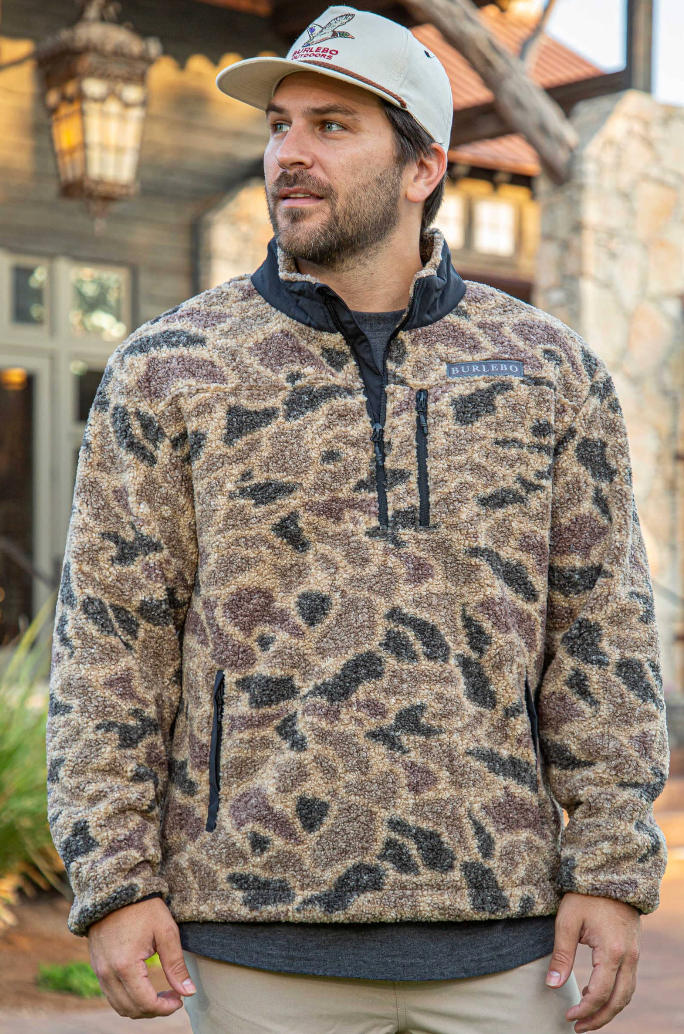 Rocky Mountain Camo Sherpa Quarter-Zip