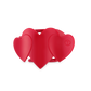 Flat Hair Clip | Small | Red Heart to Heart