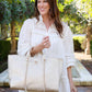 Shimmer Champagne Melissa Tote Bag