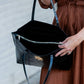 Black Heath Tote Bag