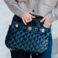 Black DQ Savannah Handbag
