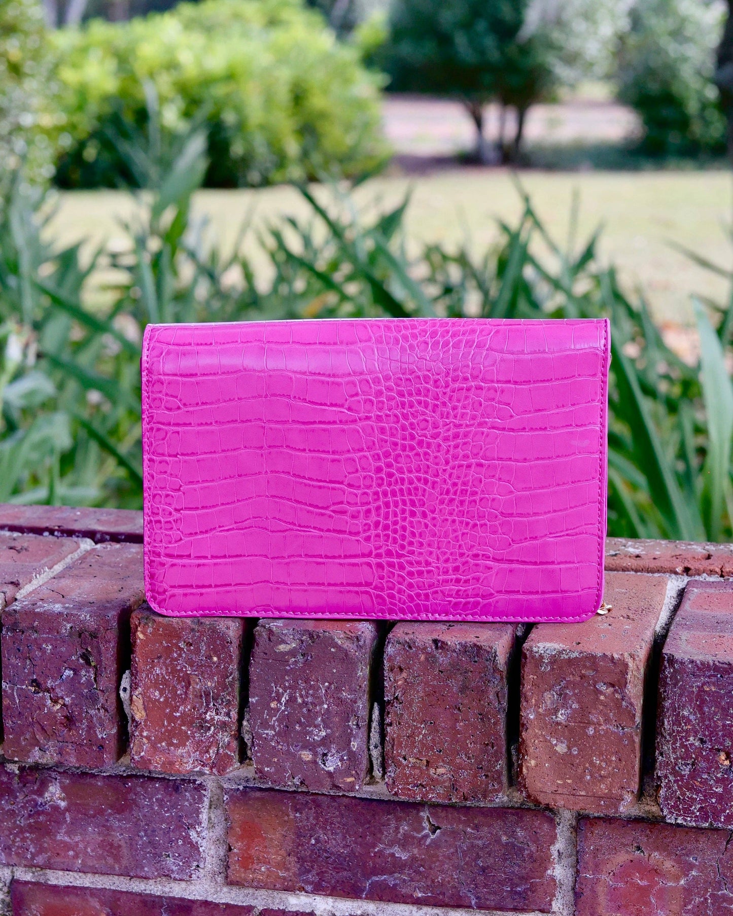 Hot Pink Bryn Clutch/Crossbody