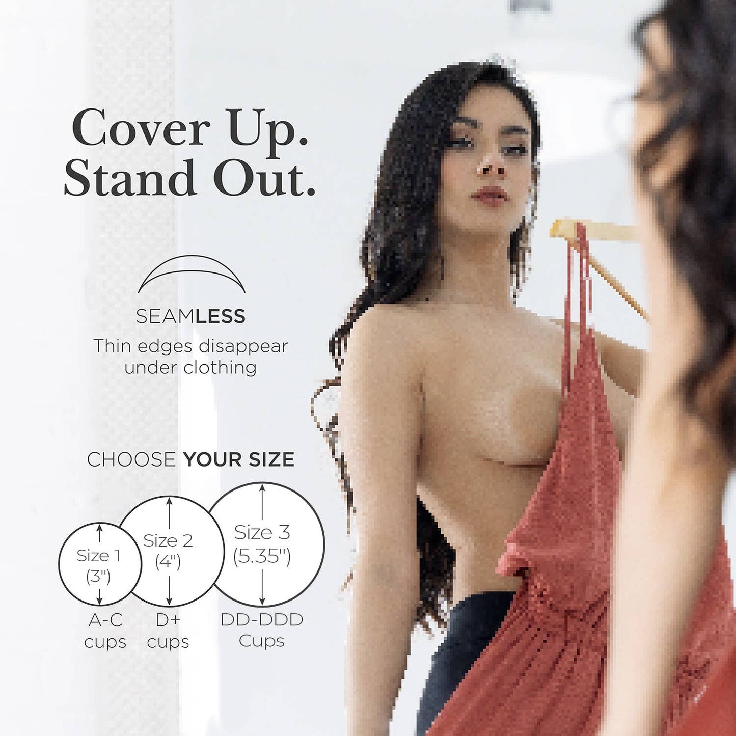 Nippies Skin Adhesive Nipple Covers: Creme / Size 1 (A-C cups)
