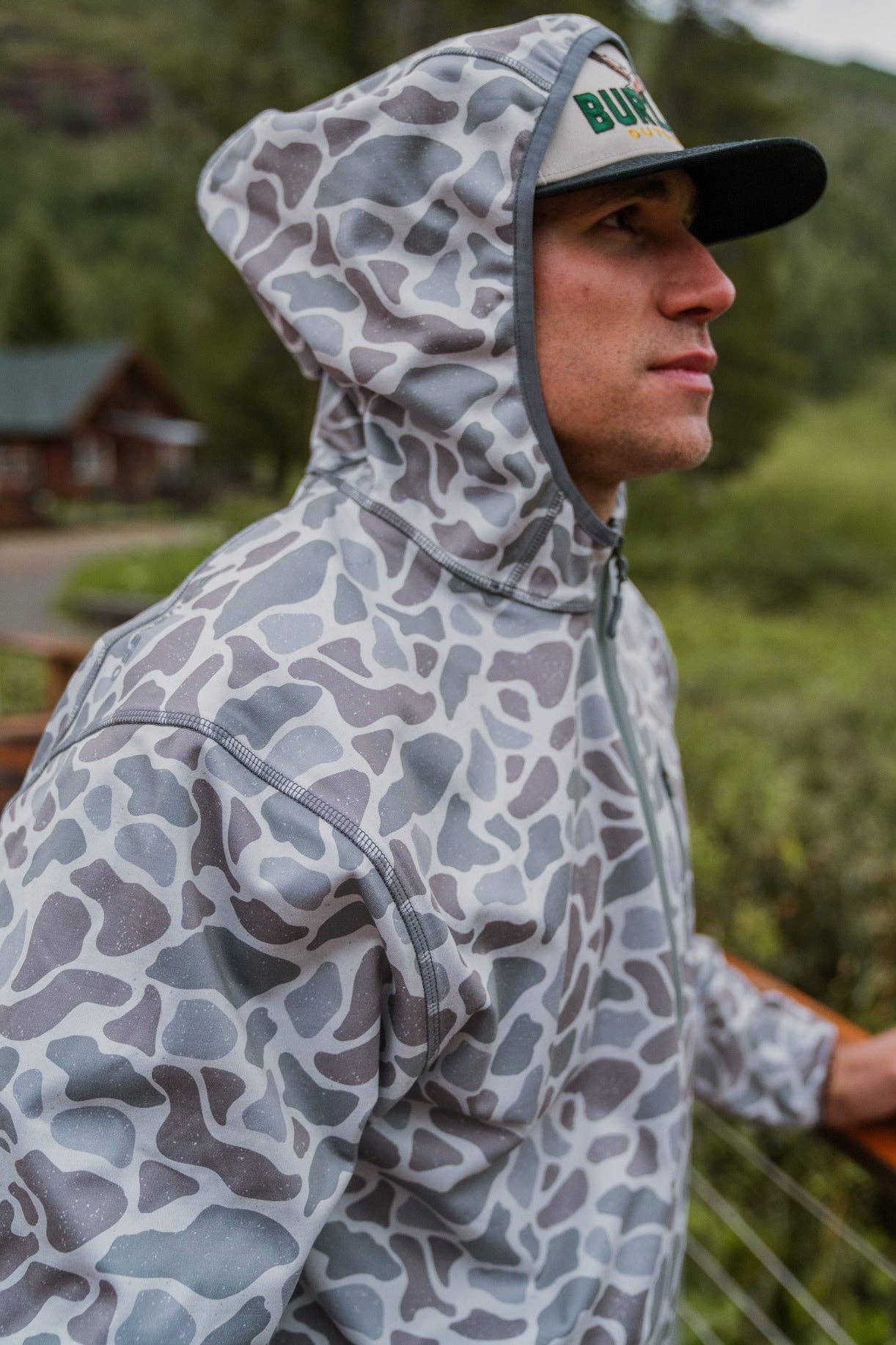 Classic Deer Camo Duke Tech Pullover Jacket