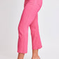 Hyperstretch Cropped Kick Flare Pants: Fiery Coral