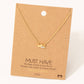 Gold Dainty Mini Mountain Pendant Necklace