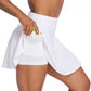 White Athletic Skort