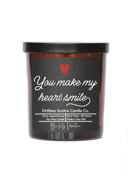 You Make My Heart Smile Soy Wax Candle - Bouquet of Flowers