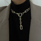 Gold Simple Chain Necklace