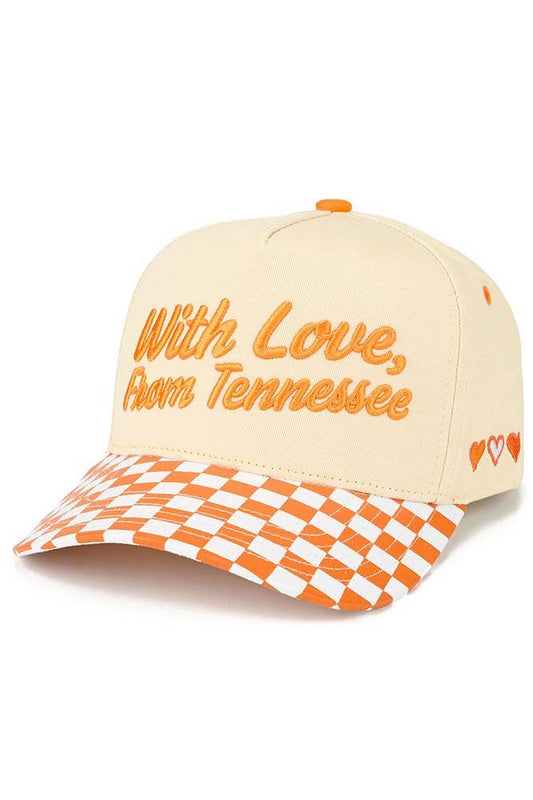 With Love, From Tennessee Embroidered Hat