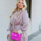 Hot Pink Evelyn Crossbody