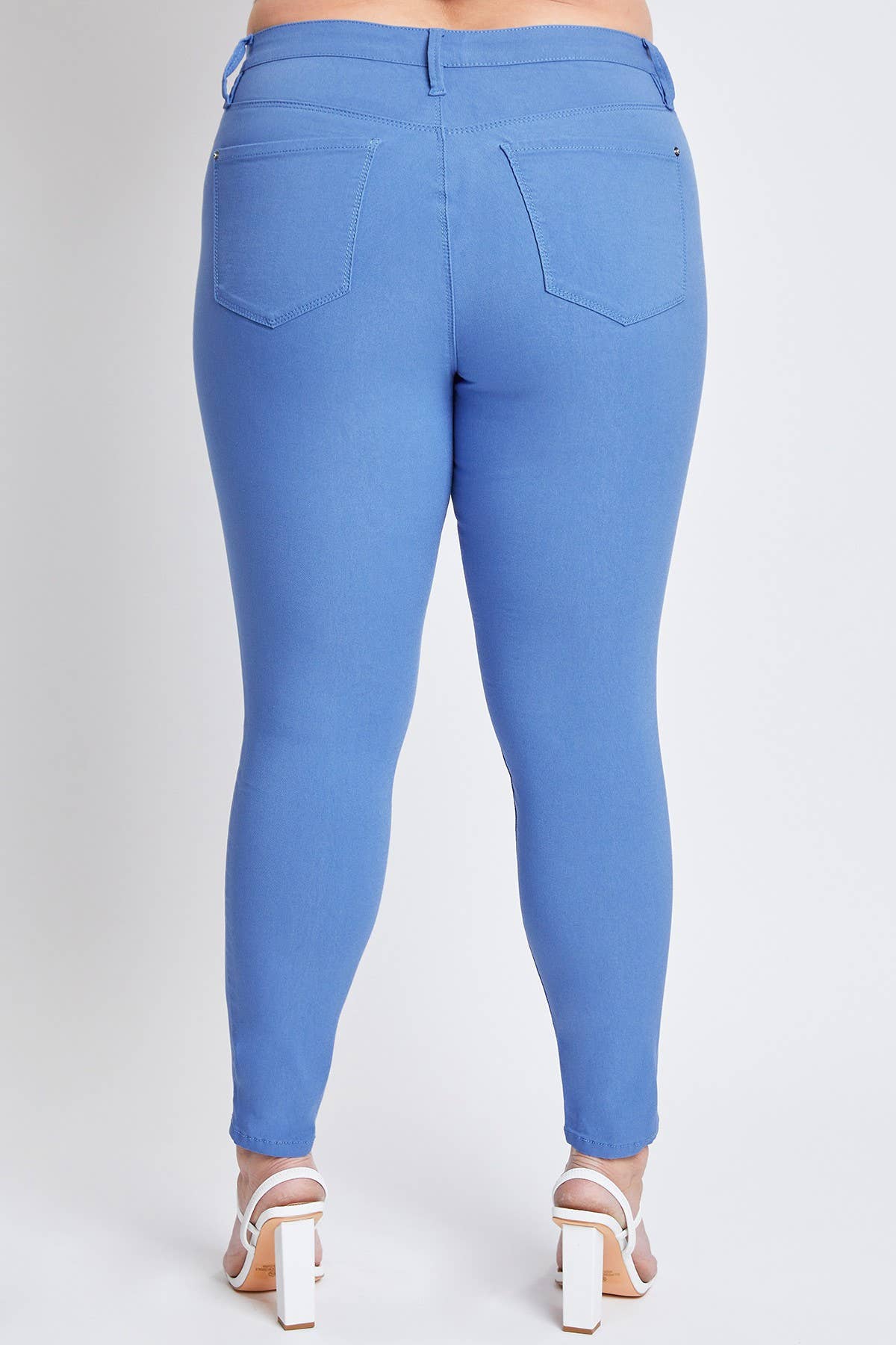 Plus Size Hyperstretch Skinny Jean: Blue Bay
