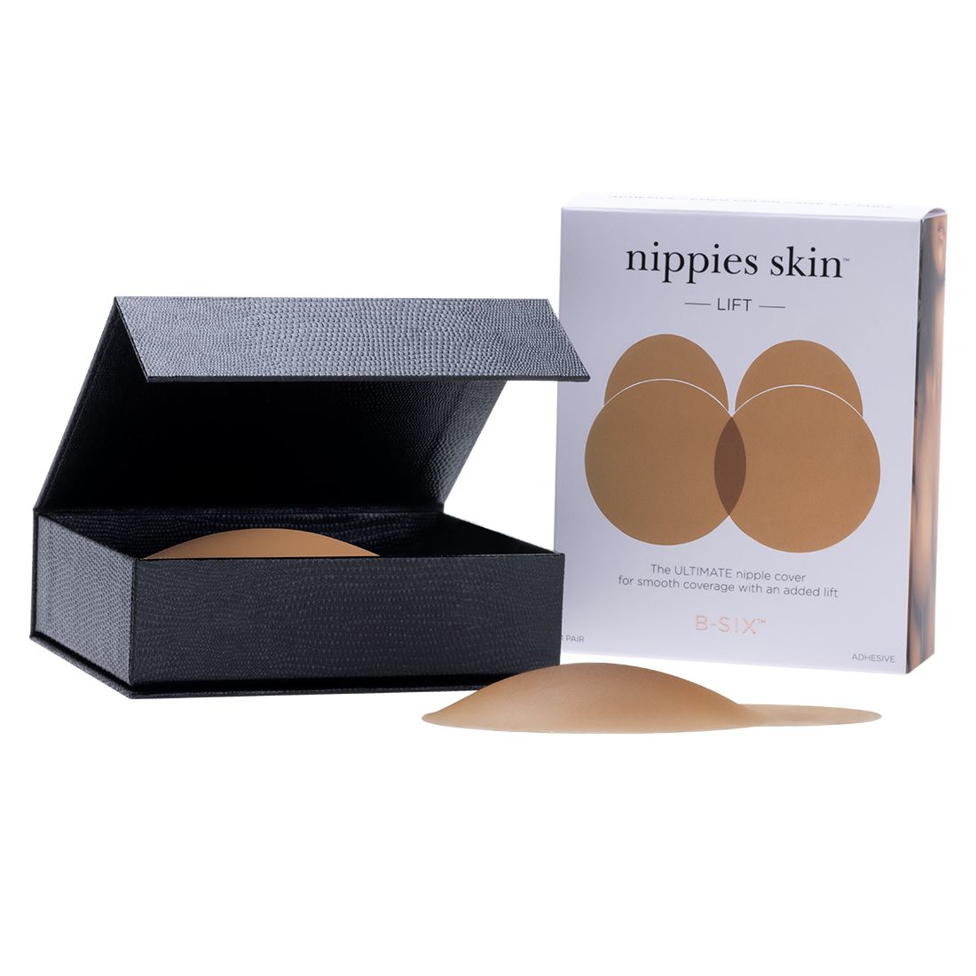 Nippies Skin Adhesive Nipple Covers with Lifting Tab: Coco / Size 1 (A-C cups)