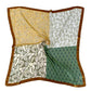 Brown Paisley Print Square Scarf