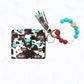 Aztec Silicone Bead Bracelet with Card Holder Keychain