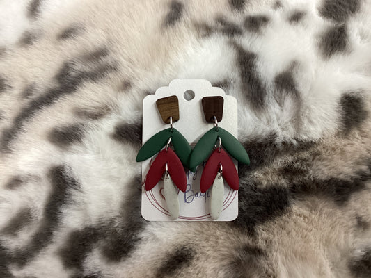 Festive Clay Earrings