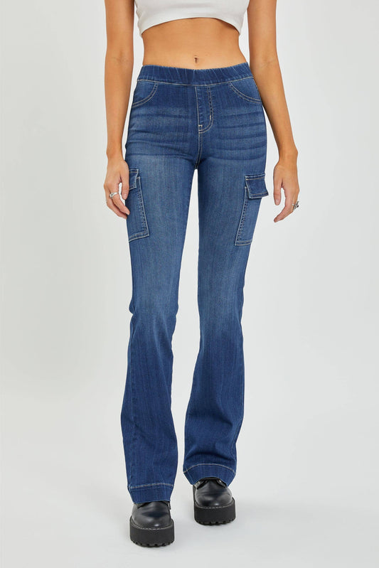 Cello Flare Jegging with Cargo Pockets