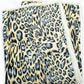 Blue Beige Leopard Pattern Double Layered Warm Blanket
