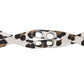 Thin Crisscross Vegan Leather Apple Watch Band: 38/40/41mm / White Leopard