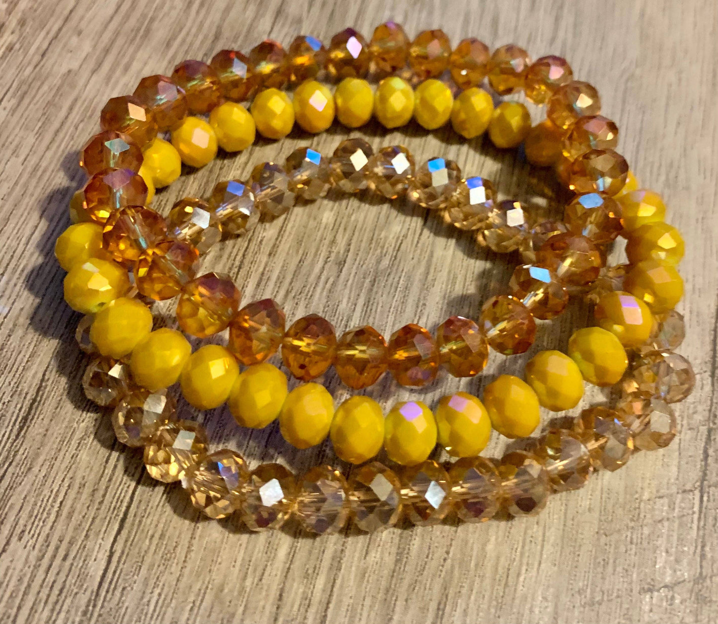 3pc Bracelet Set- “Butterscotch"