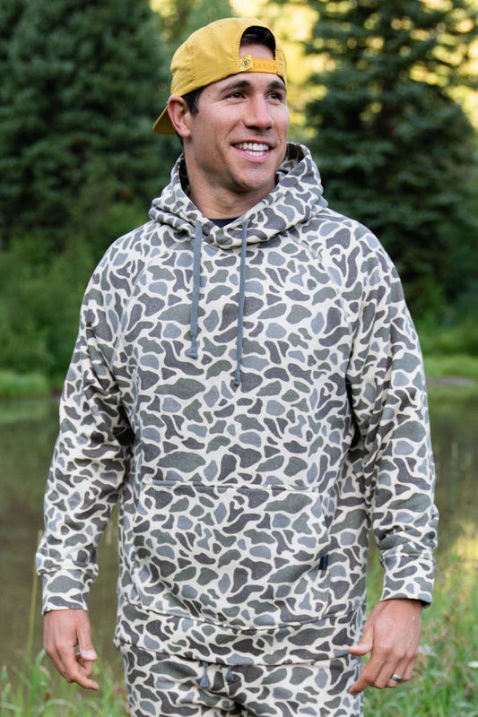 Classic Deer Camo Fleece Hoodie