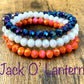 3pc Bracelet Set- "Jack O' Lantern”