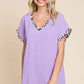 13777W_CURVY-Air Flow with Leopard Print Combo V Neck Top