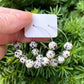 Spotted Jasper Bead Earrings